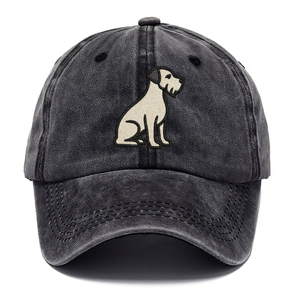 Cesky Terrier Gray Design Hat