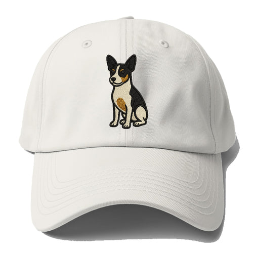 Rat Terrier Tri Color Pose Baseball Cap For Big Heads