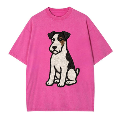 wire-fox-terrier-white-black-markings-spirited-charm Hat