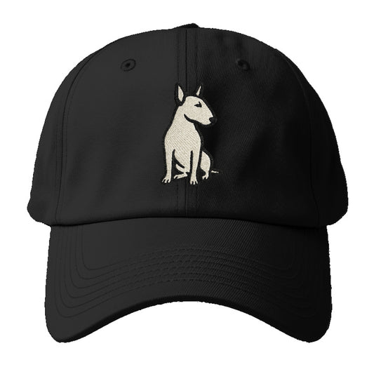 Miniature Bull Terrier White Pose Hat