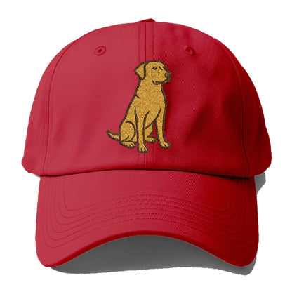 Labrador Retriever Yellow Lab Sitting Pose Hat