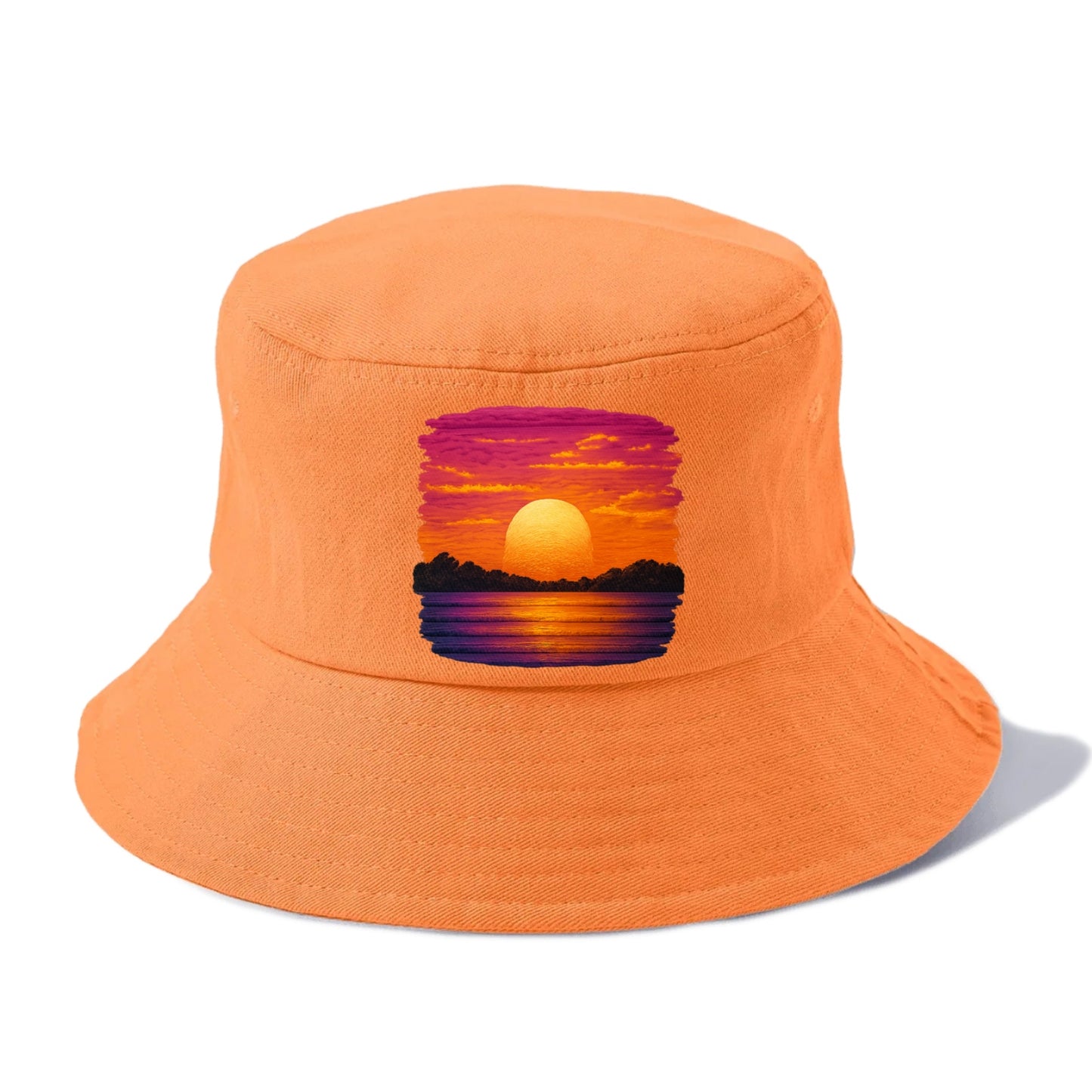 serene sunset hues Hat