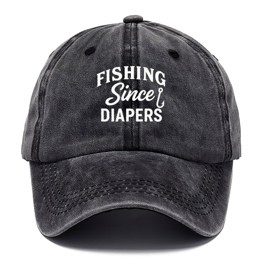 fishing from diapers hat design Hat