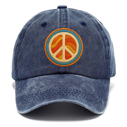 retro peace and harmony Hat