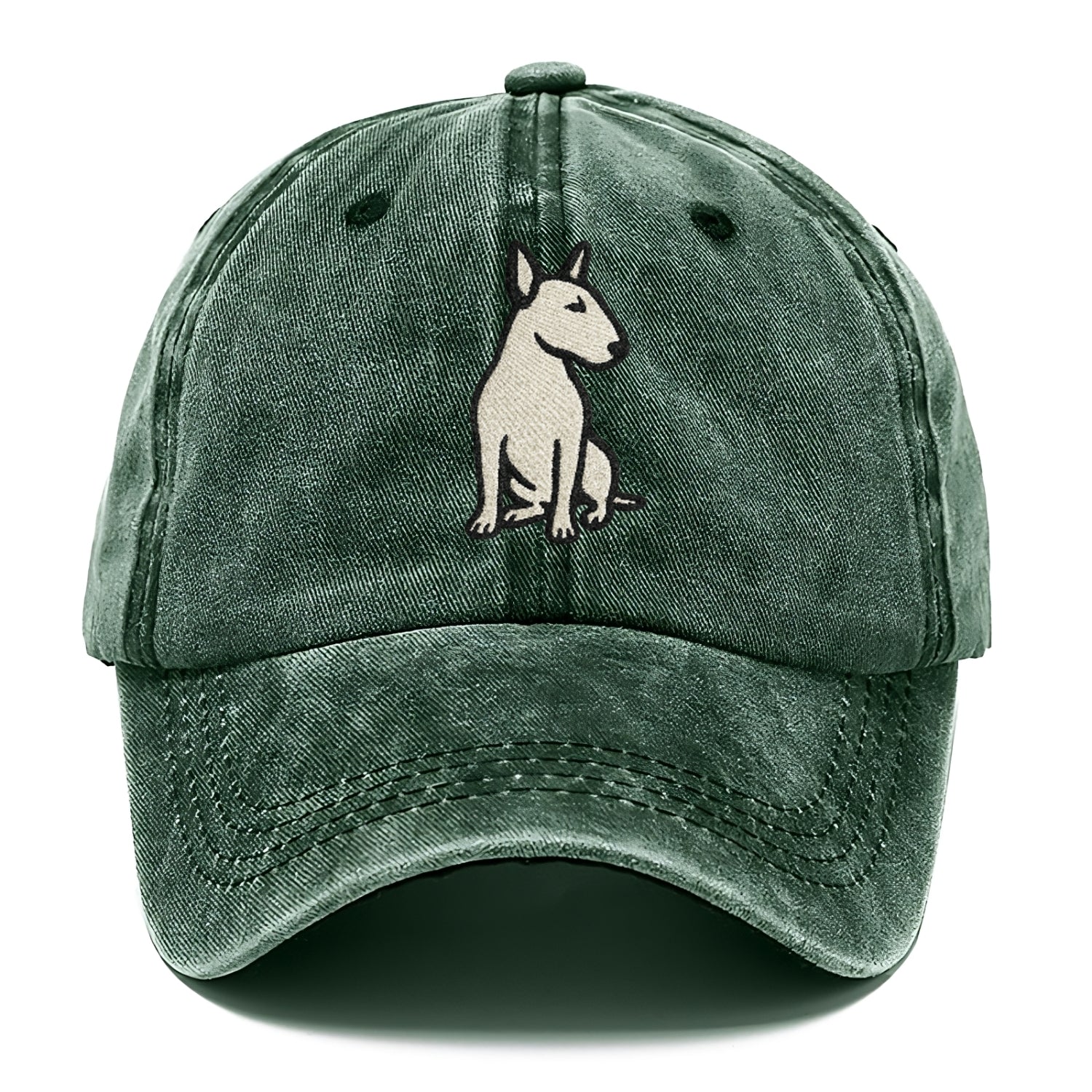 Miniature Bull Terrier White Pose Hat