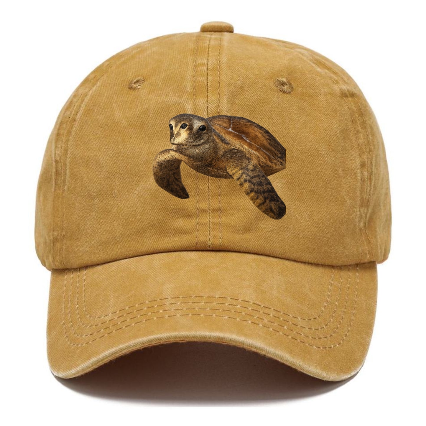 sea turtle portrait design Hat