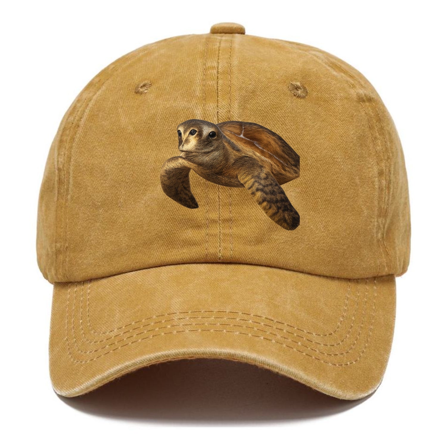 sea turtle portrait design Hat