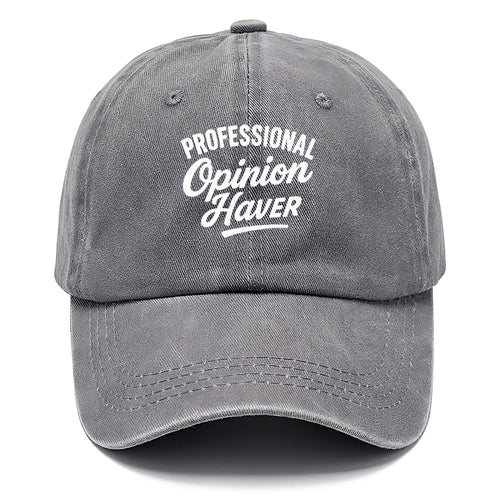 Professional Opinion Haver Typography Design Classic Cap