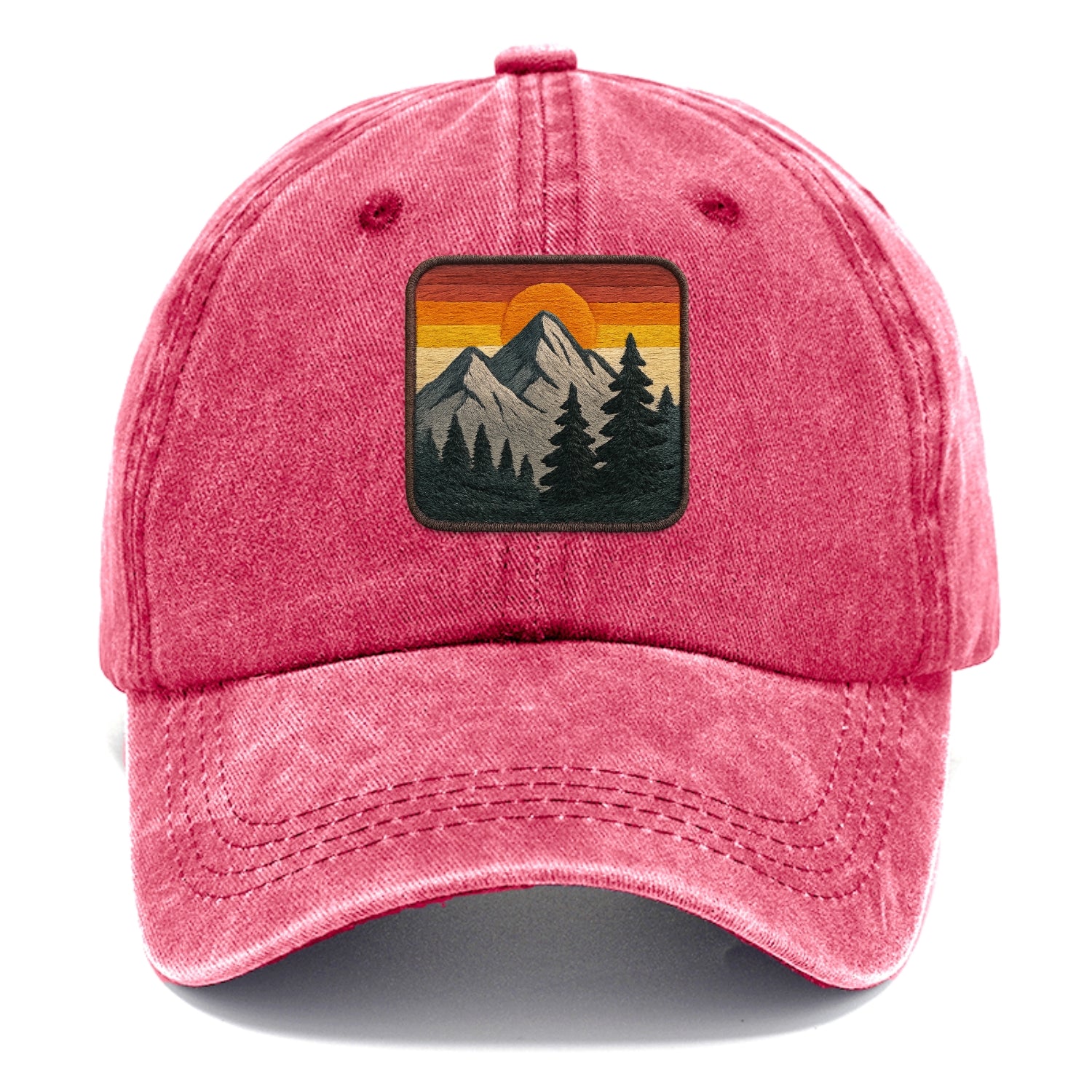 mountain sunset hues Hat