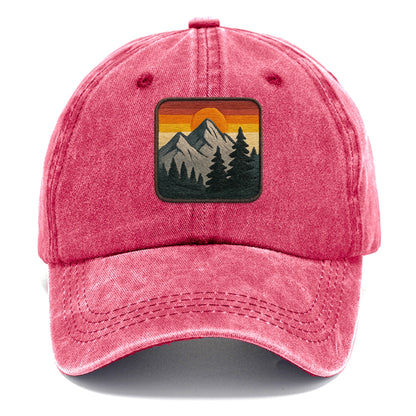 mountain sunset hues Hat