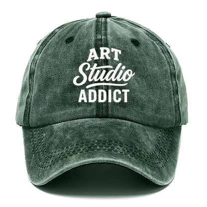 artistic studio addict typography Hat