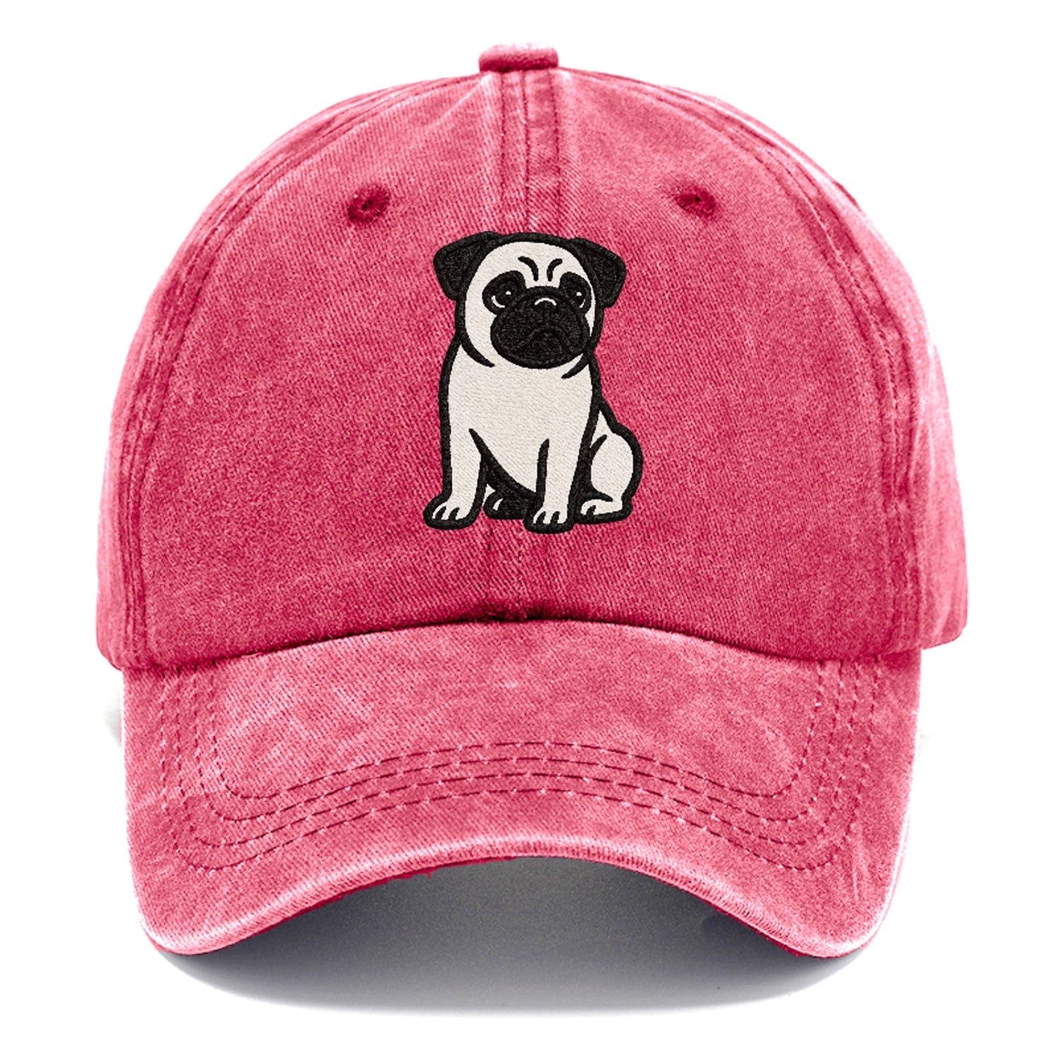 black-pug-charming-companion Hat