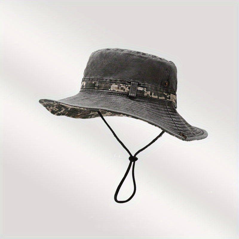 Washed Cotton Bucket Hat Packable Sun Hat with Adjustable Strap FURTALK Bucket Hats for Women Washed Cotton Packable Summer  main image 4