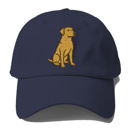 Labrador Retriever Yellow Lab Sitting Pose Hat