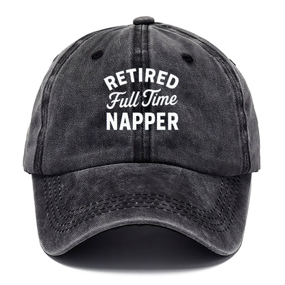 retired full time napper Hat