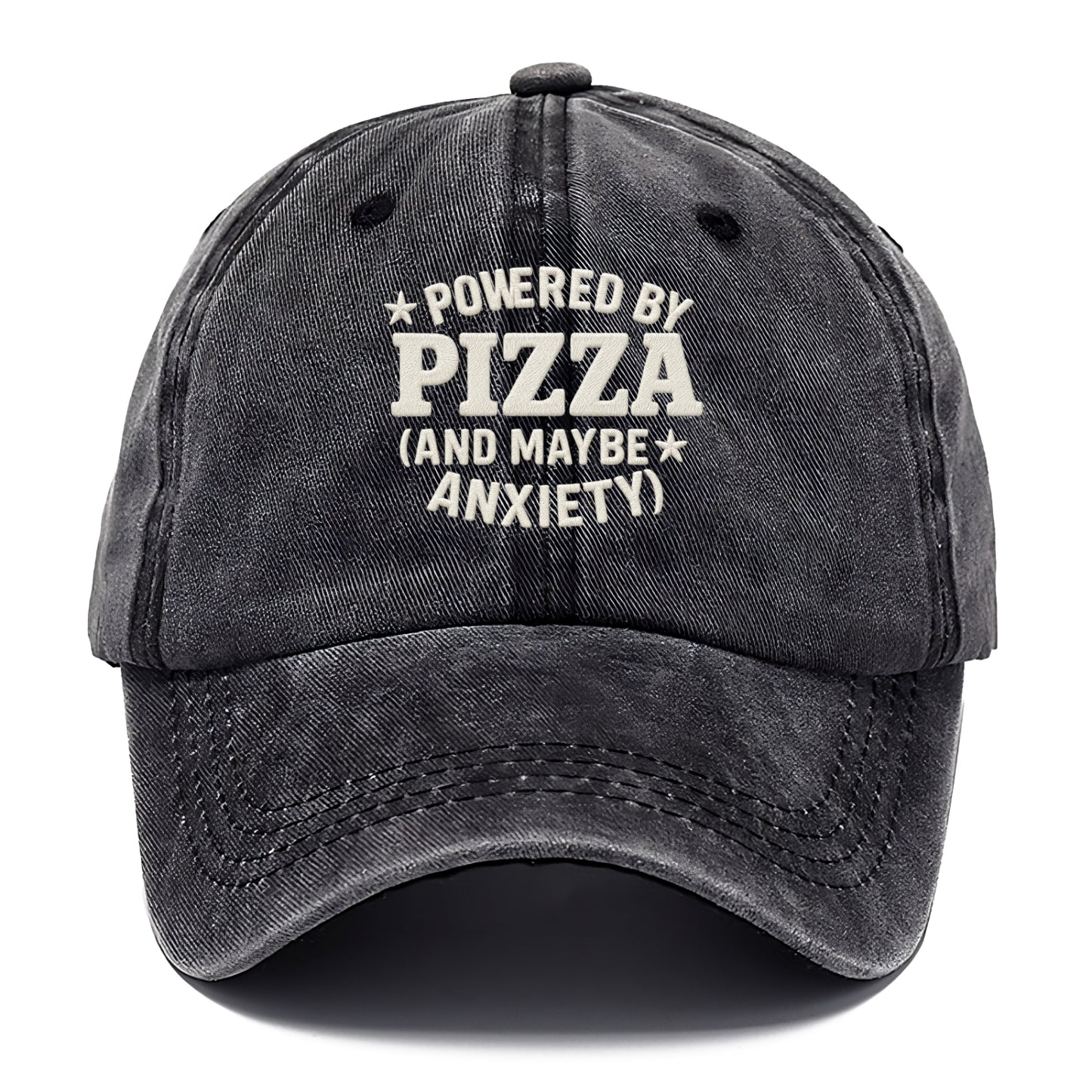 powered by pizza and maybe anxiety Hat