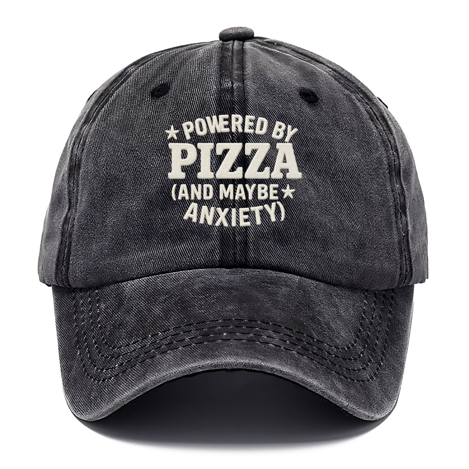 powered by pizza and maybe anxiety Hat