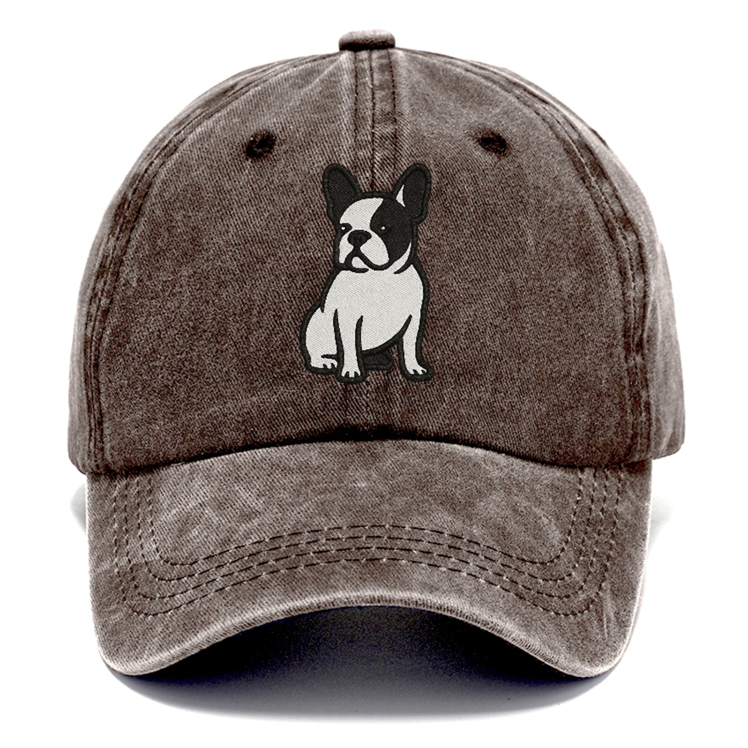 french-bulldog-black-white-charming-pose Hat
