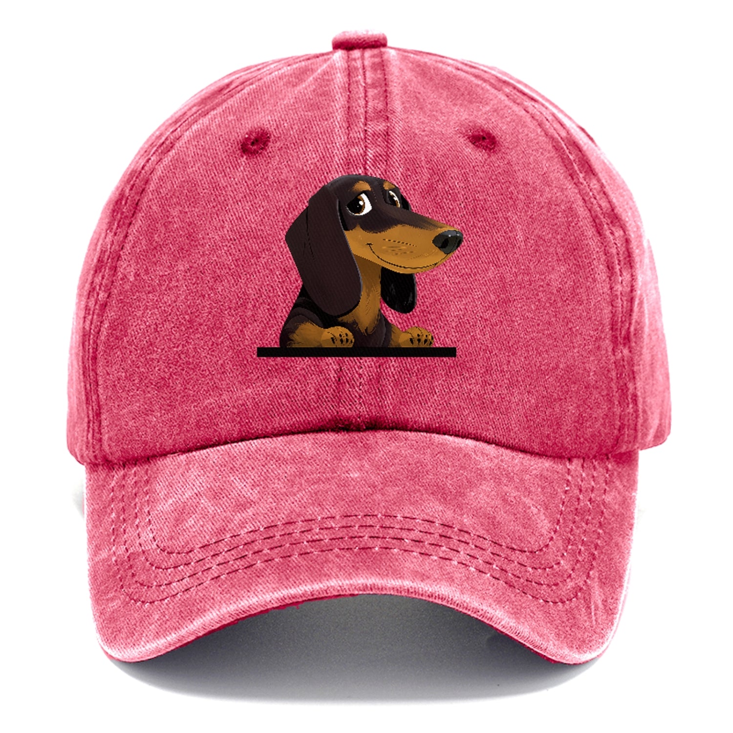 retro-dachshund-playful-spirit Hat