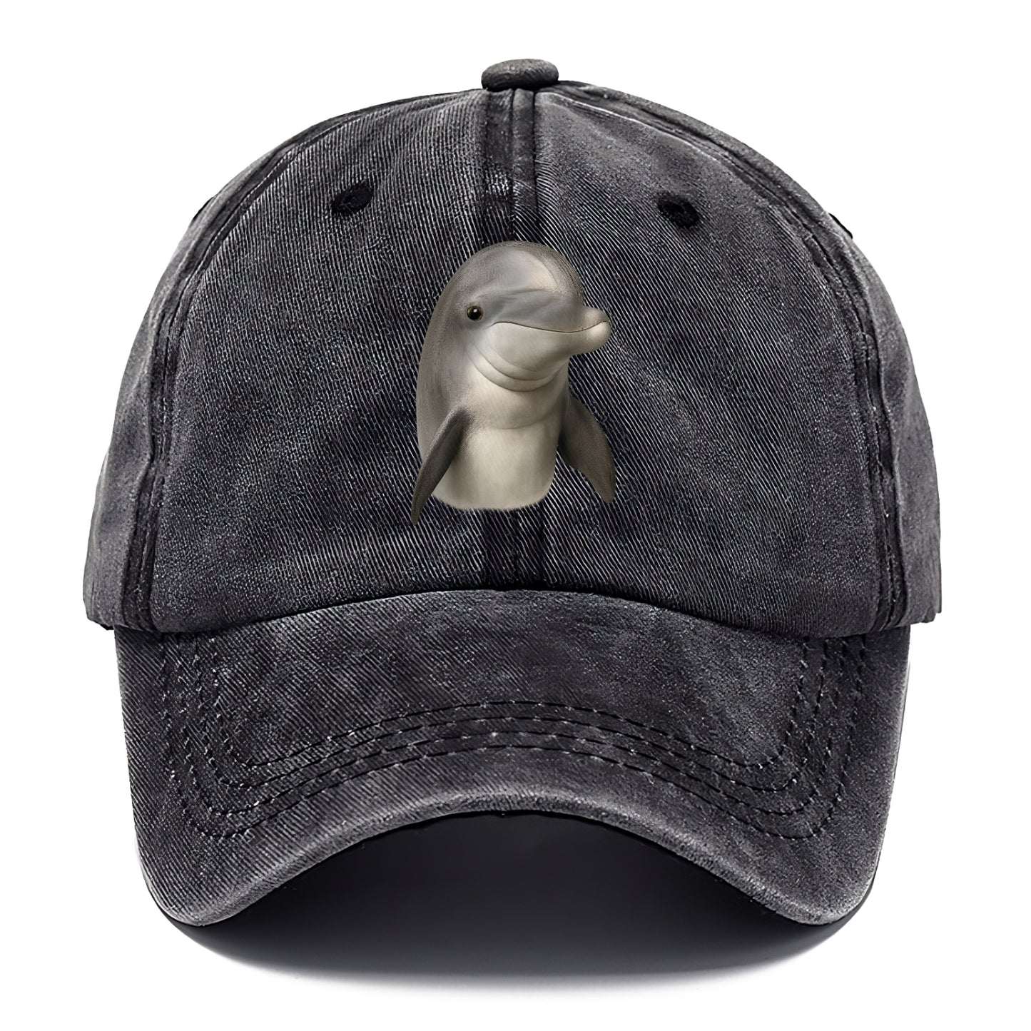 dolphin portrait design Hat