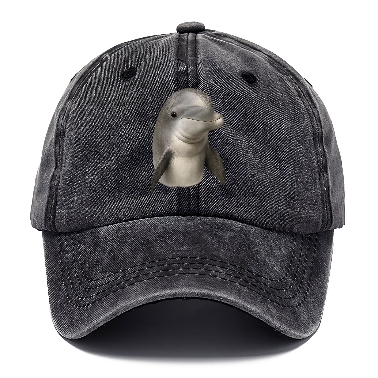dolphin portrait design Hat