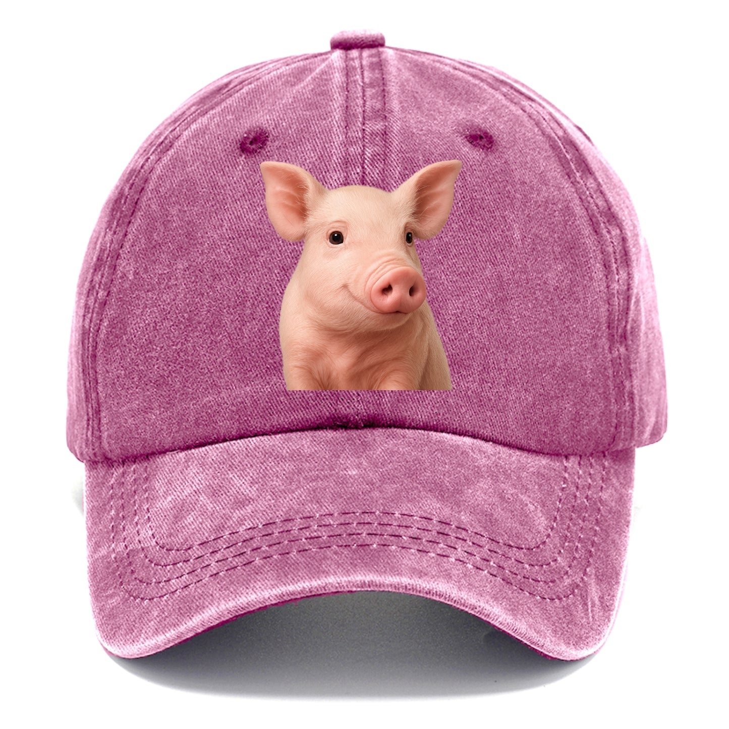 pig portrait design Hat