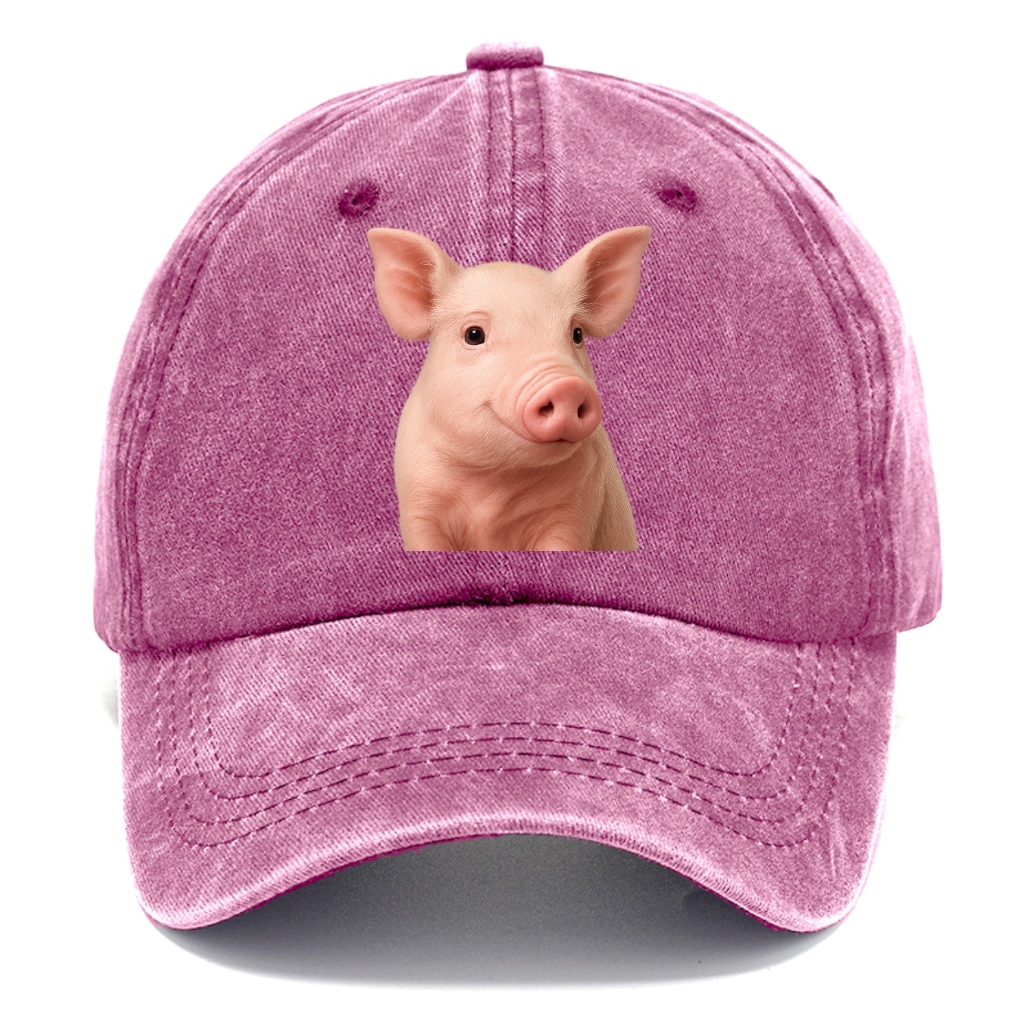 pig portrait design Hat