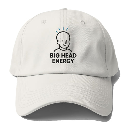 Big Head Energy Baseball Cap For Big Heads