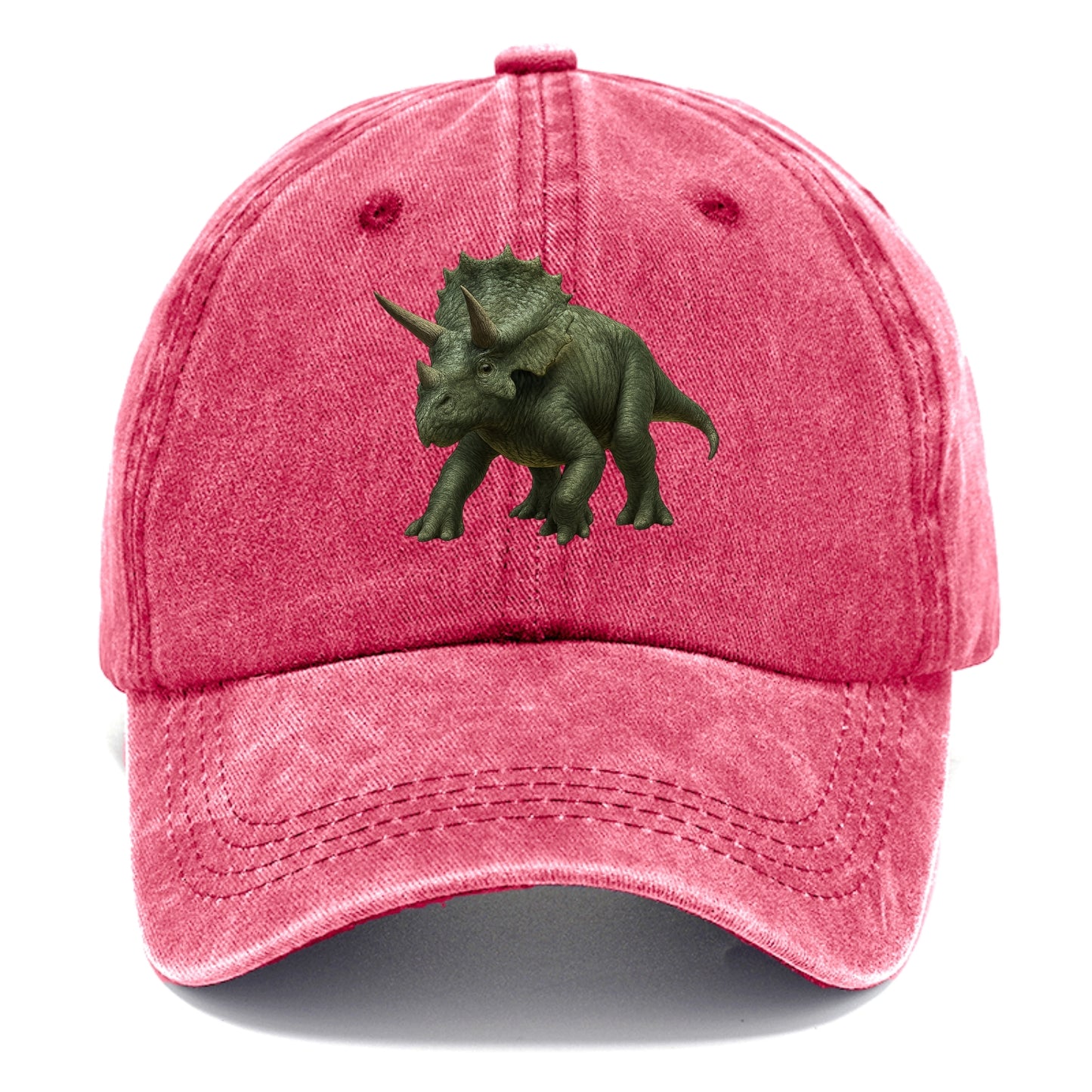 detailed triceratops in verdant light Hat