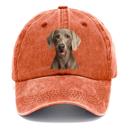 weimaraner portrait design Hat