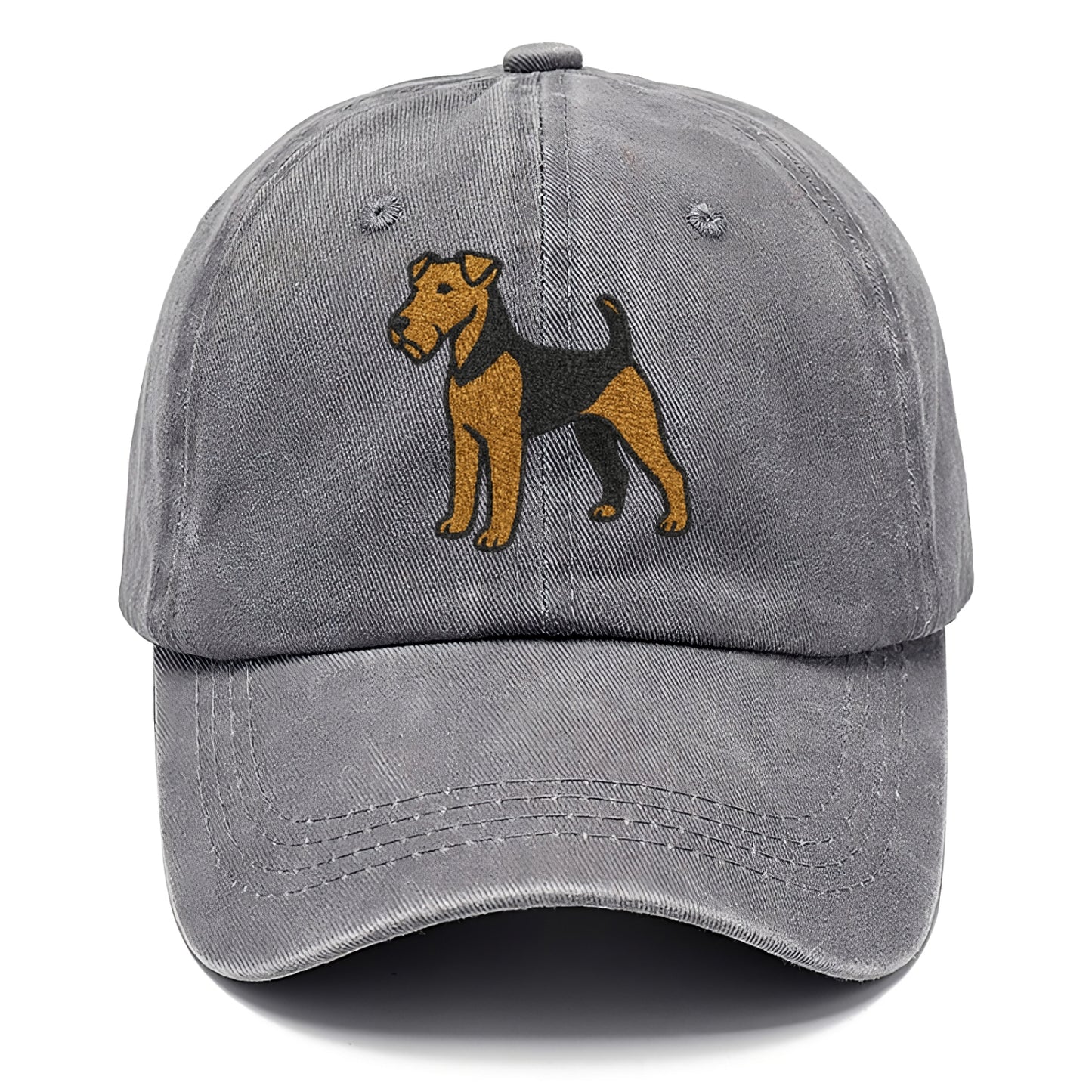 Welsh Terrier Black And Tan Pose Hat