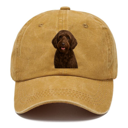 labradoodle portrait design Hat