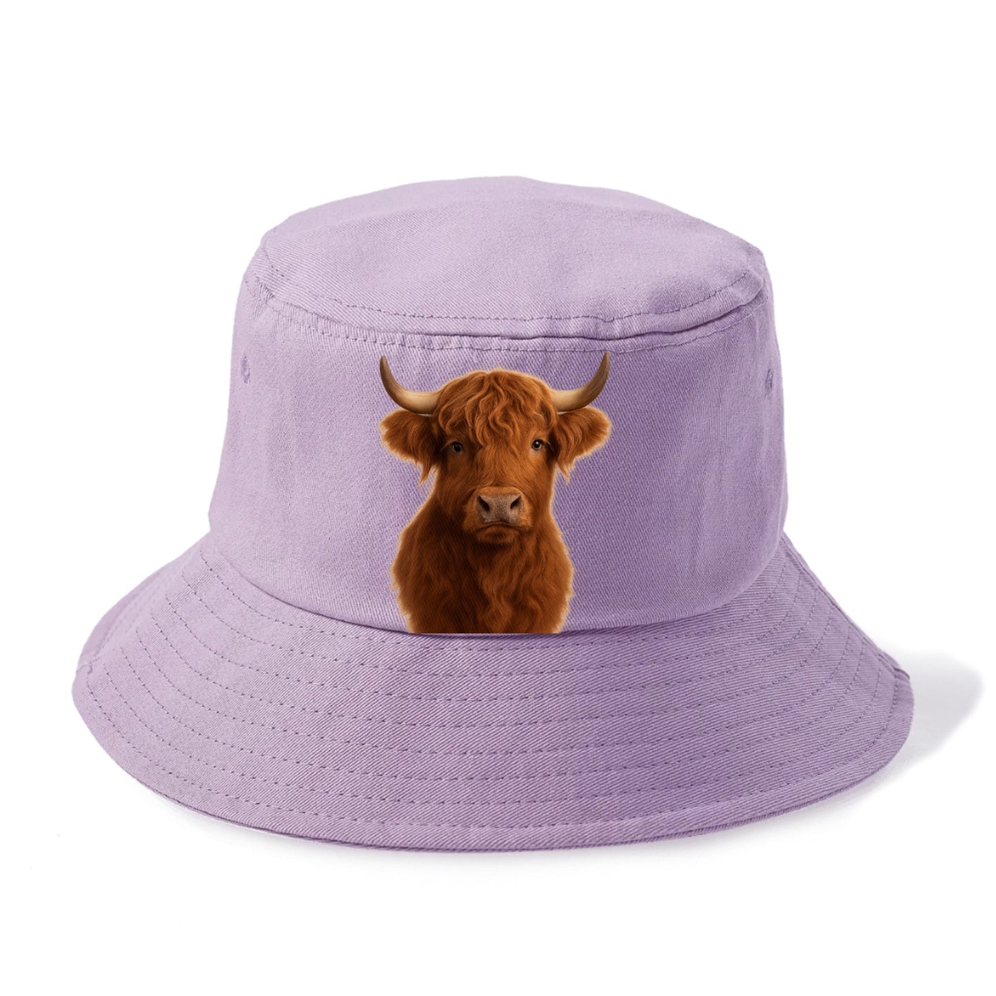 highland cow portrait design Hat