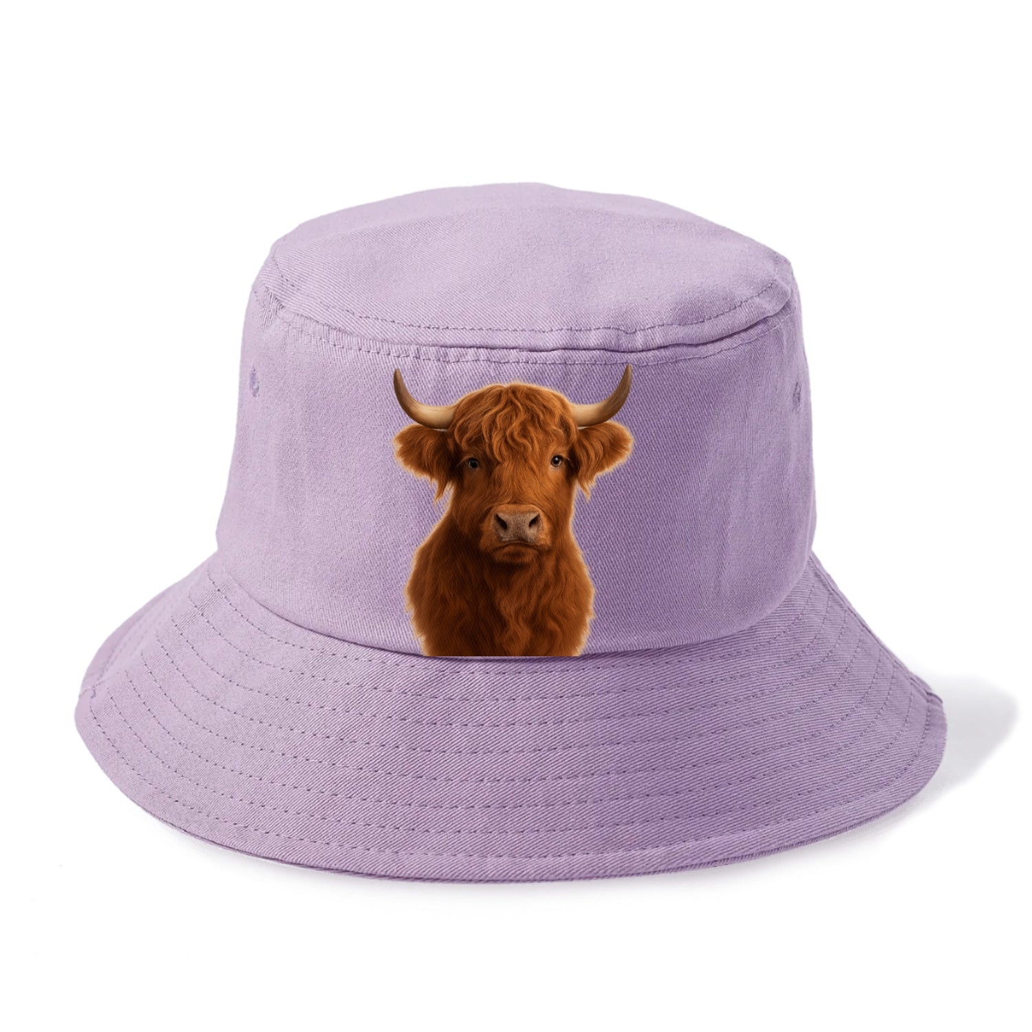 highland cow portrait design Hat