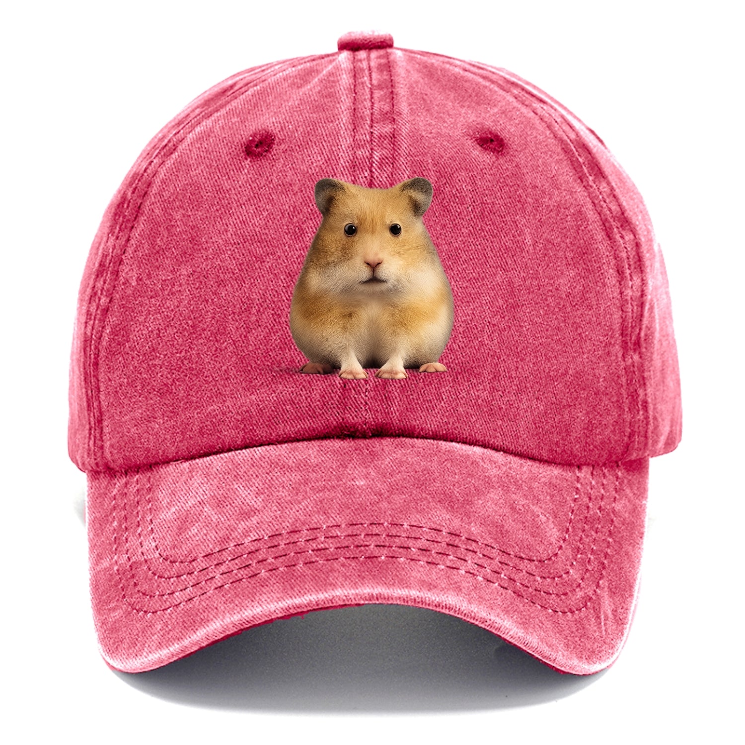 cute realistic hamster illustration portrait Hat