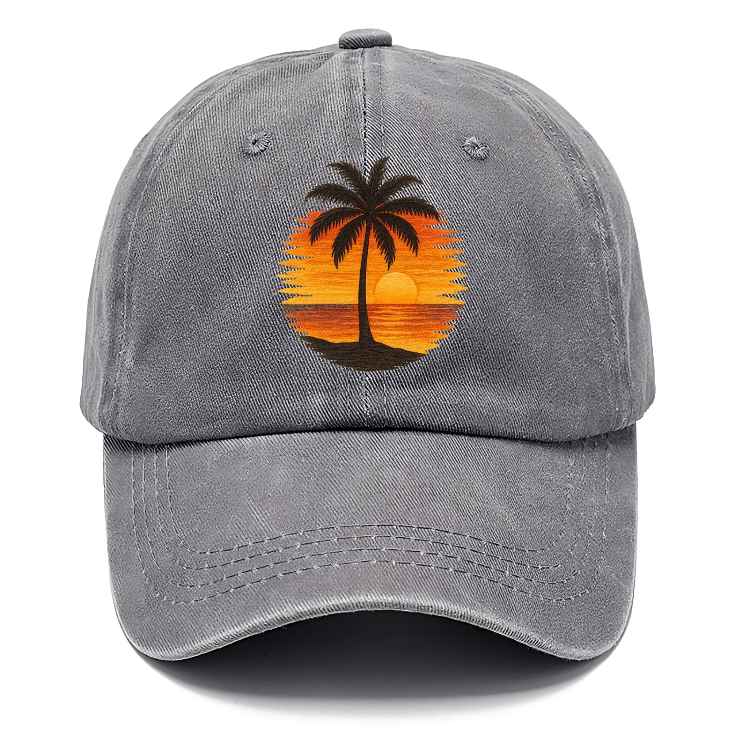 sunset palms paradise Hat