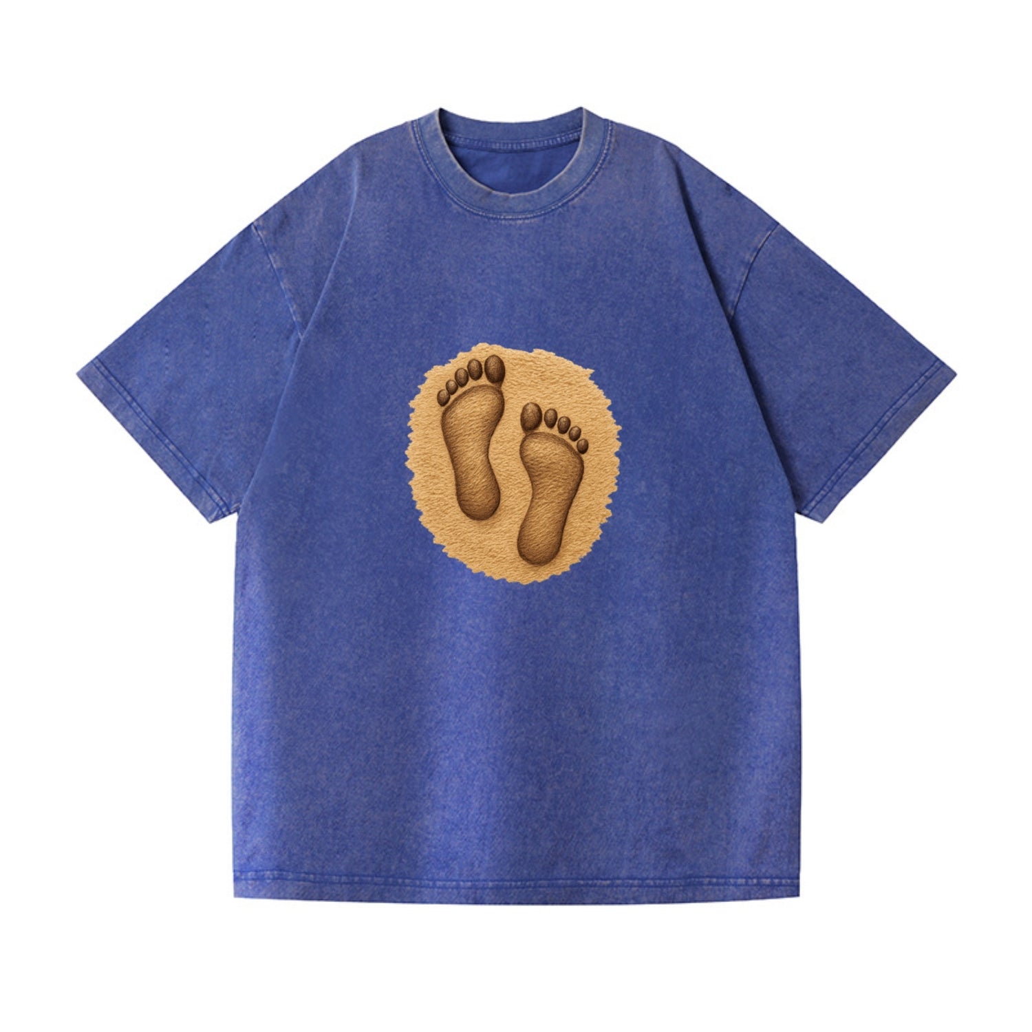 footprints in the sand sepia tone Hat