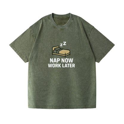 nap now work later Hat