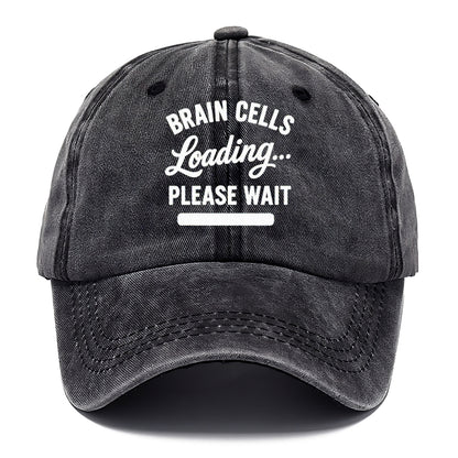 brain cells loading humorous design Hat