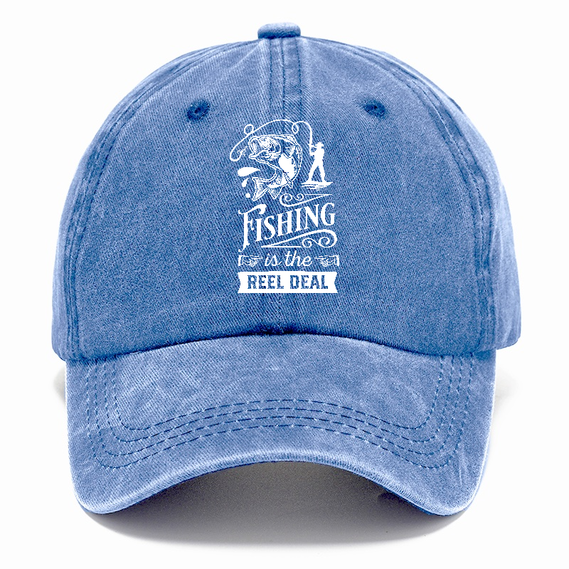 Fishing Is The Reel Deal Classic Cap