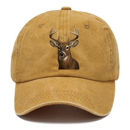 deer portrait design Hat