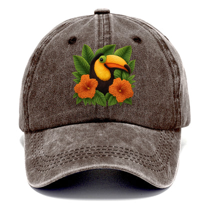 tropical toucan floral paradise Hat