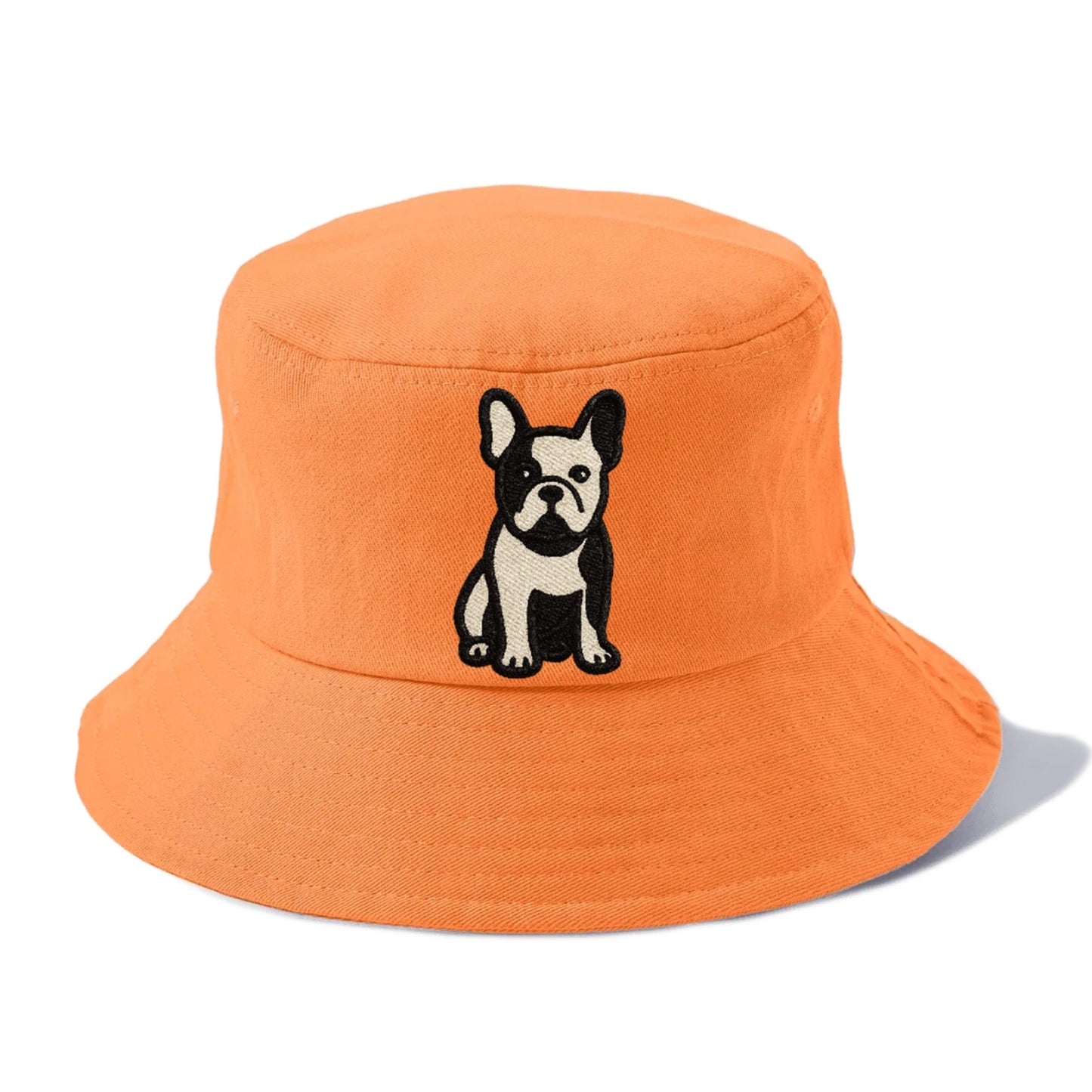 French Bulldog Black And White Tuxedo Pose Hat