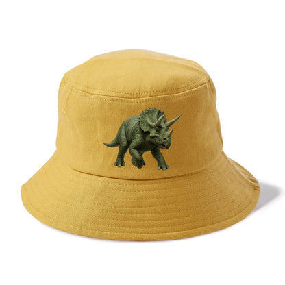 realistic triceratops roaming prehistoric earth Hat