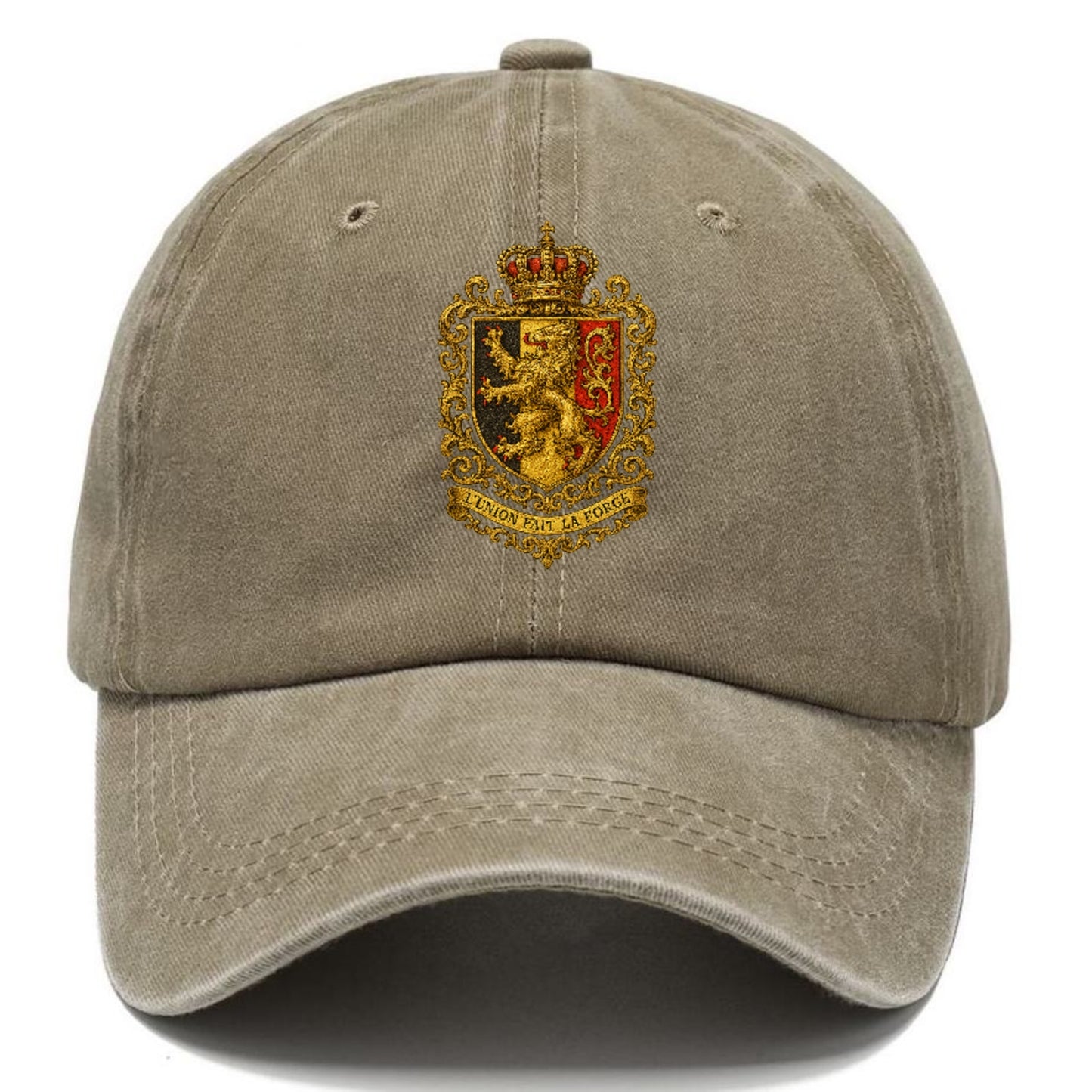 belgium heritage lion badge Hat