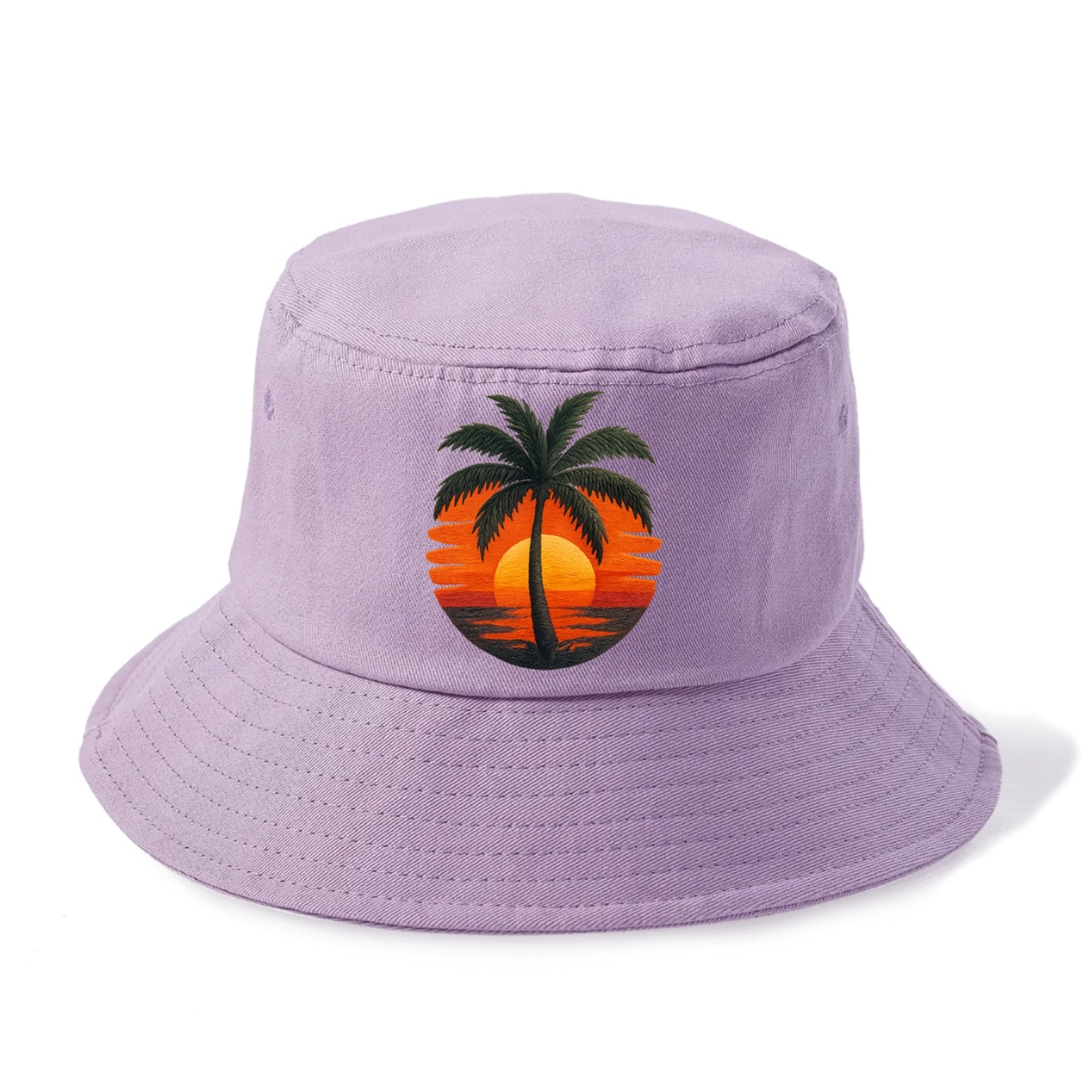 golden palm island sunset dream Hat