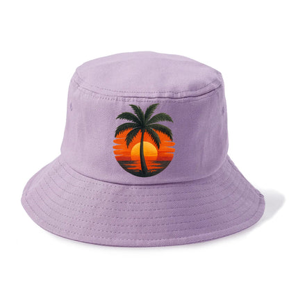 golden palm island sunset dream Hat
