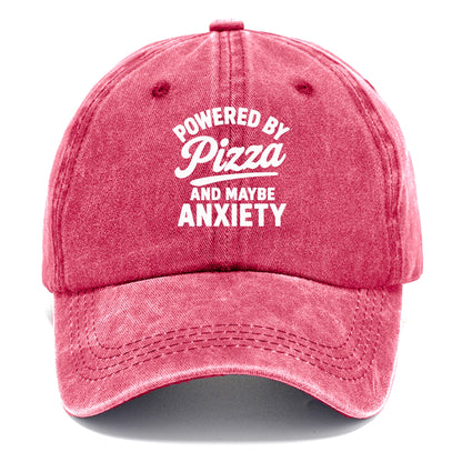 pizza powered anxious thoughts Hat