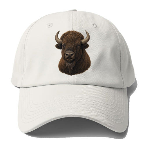 Majestic Bison Baseball Cap For Big Heads