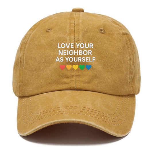inspirational religious with lgbtq  pride Hat